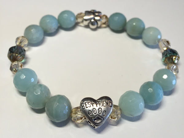 Best Friend  (For our Pet Lovers!  Available in assorted gemstone colors)