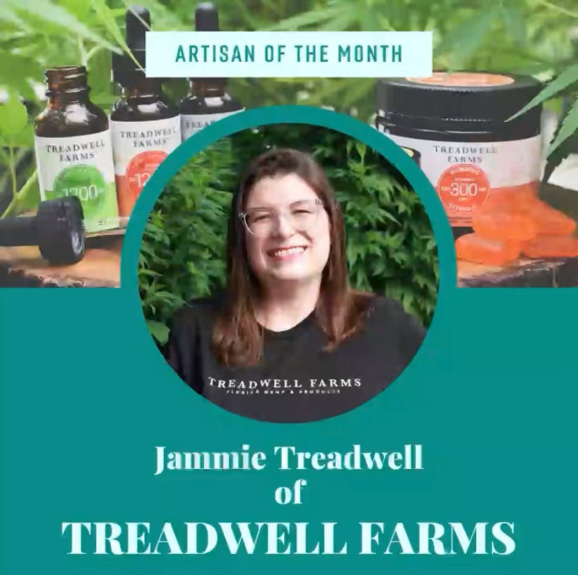 Introducing locally grown hemp products with CBD from Treadwell Farms in our shop!