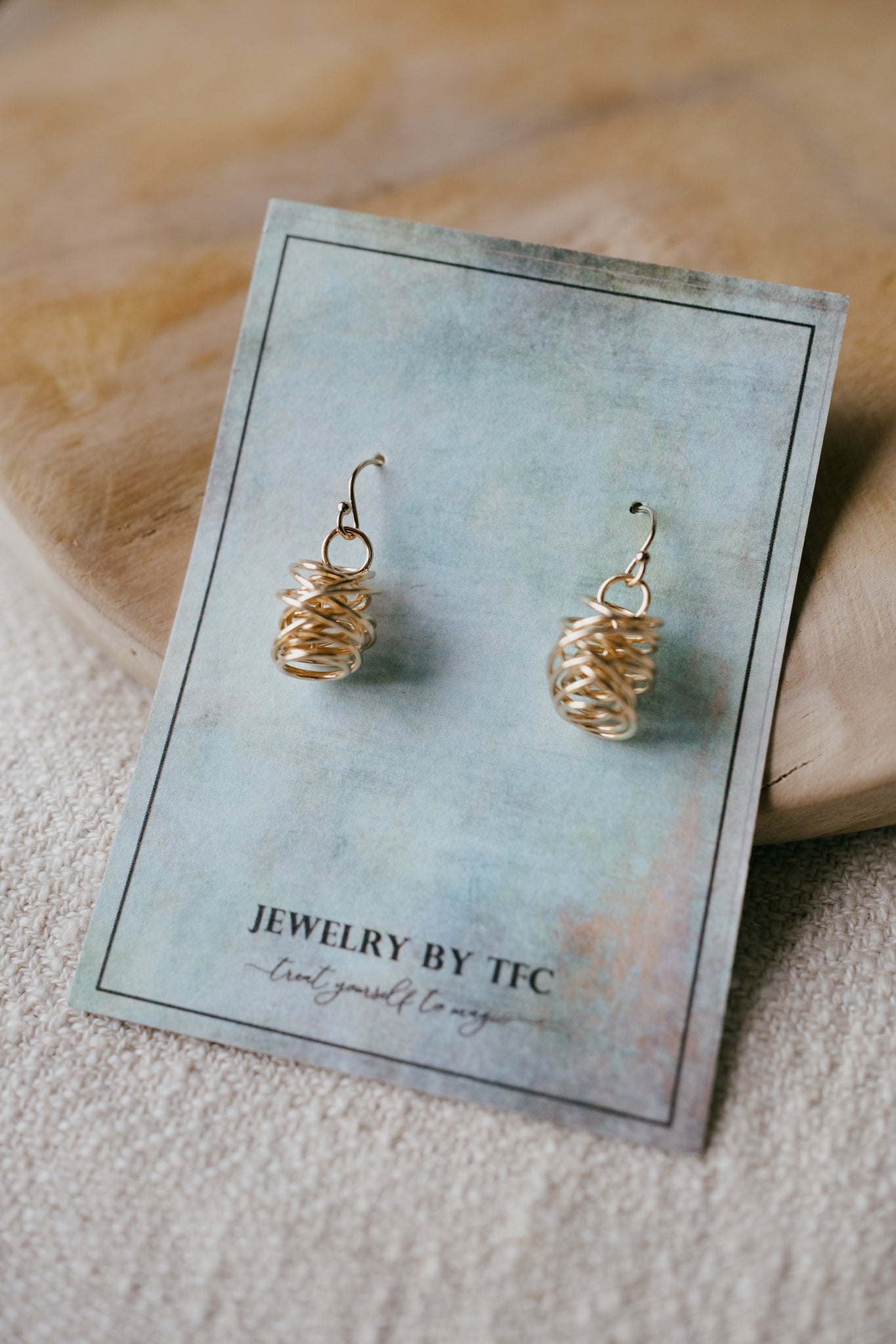 The Nest Earrings ~ Available in Gold and Silver