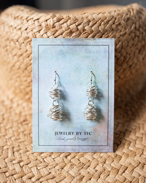Double and Triple Nest Earrings ~ ( Available in Sterling Silver & 14K Gold Filled )