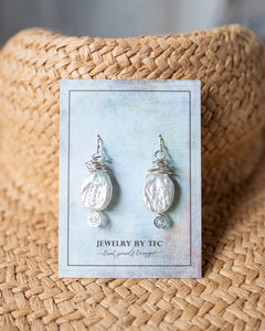 Pearl Earrings ( Available in Sterling Silver & 14K Gold Filled )