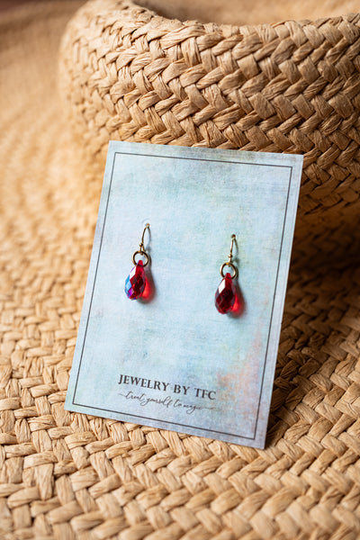 Bekah Earrings ~ Choices of 3 Gorgeous Colors ( Available in Sterling Silver & 14K Gold Filled )