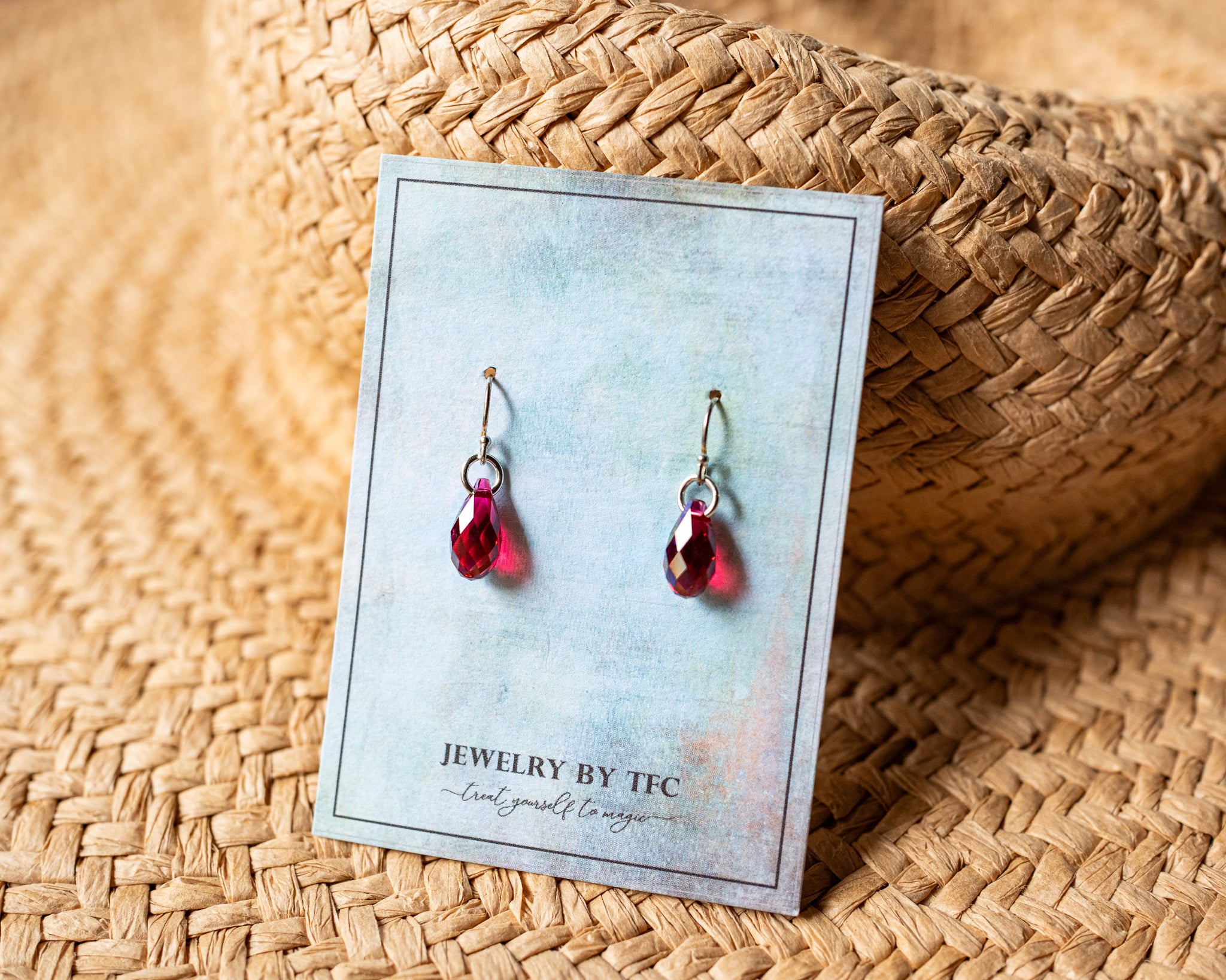 Bekah Earrings ~ Choices of 3 Gorgeous Colors ( Available in Sterling Silver & 14K Gold Filled )