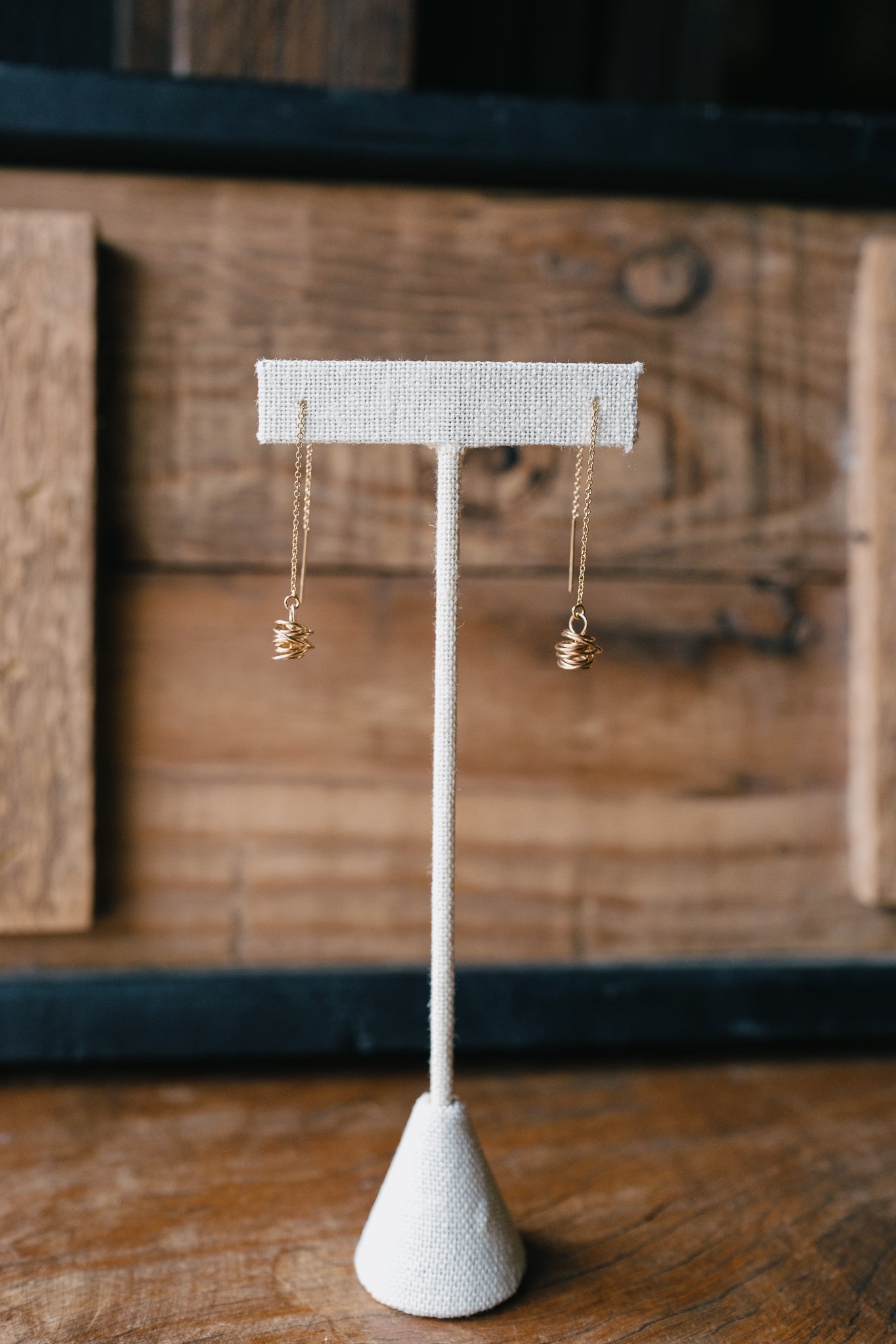 Threader Nest Earrings ( Available in Sterling Silver & 14K Gold Filled )