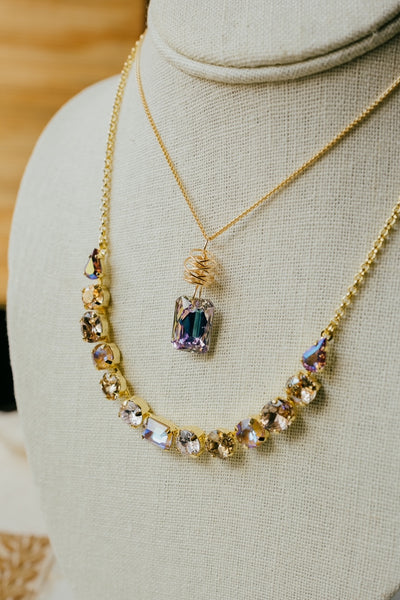 Emerald Elegance Necklaces ~ ( Available in Sterling Silver & 14K Gold Filled )