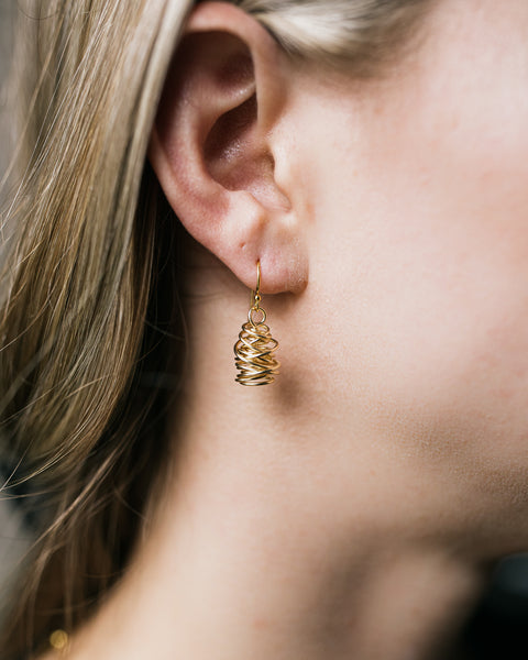 The Nest Earrings ~ ( Available in Sterling Silver & 14K Gold Filled )