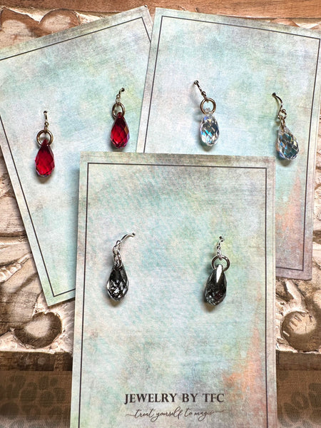 Bekah Earrings ~ Choices of 3 Gorgeous Colors ( Available in Sterling Silver & 14K Gold Filled )