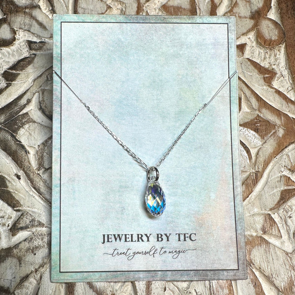 Bekah Necklace ~ Choices of 3 Gorgeous Colors ( Available in Sterling Silver & 14K Gold Filled )