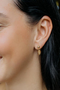 Mini Nests on Posts with Simple Nest,  Swarovski Crystals or Pearls Design ( Available in Sterling Silver & 14K Gold Filled )