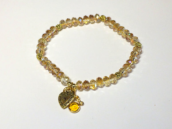 Birthstone Bracelets (Gold)