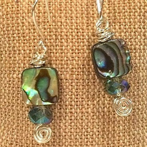 Abalone Earrings (Available in Sterling and Copper)