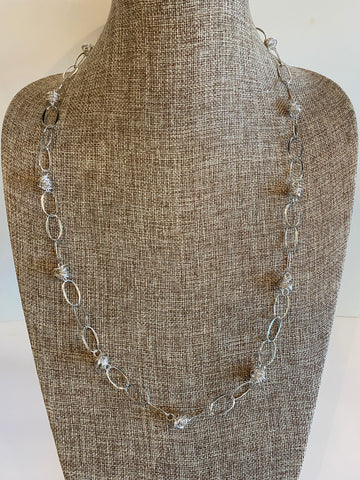 The Nests With Sterling Linked Necklace