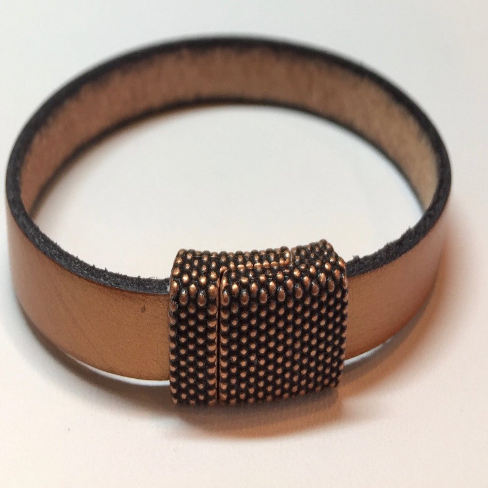 Metallic Leather  (Available in Copper and Gunmetal)
