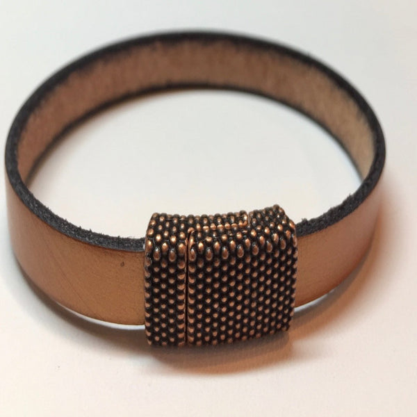 Metallic Leather  (Available in Copper and Gunmetal)