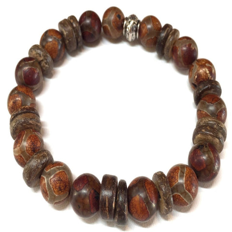 Tortoise Agate with Coconut